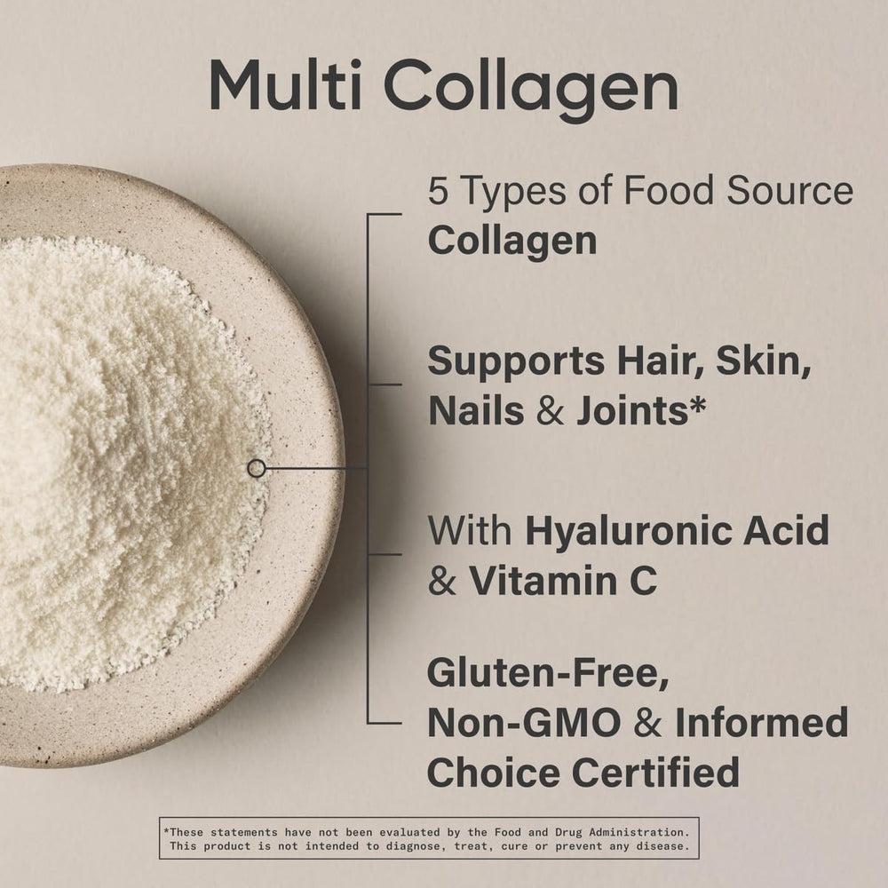 Collagen powder dissolving in coffee or tea