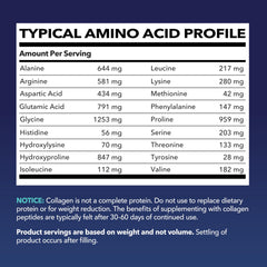 Probiotic capsules next to collagen powder