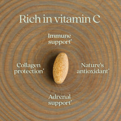 Vitamin C supporting collagen protection for firm, nourished skin
