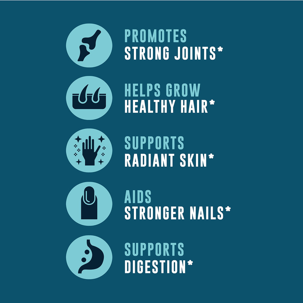 Collagen supplement for nails, hair and skin