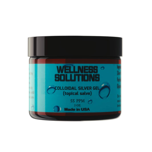 Colloidal Silver Gel 2 oz bottle - Wellness Solutions skin care