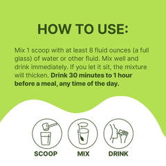 Serving directions for Santo Remedio Colon Plus