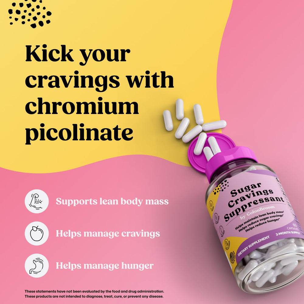 ColonBroom Chromium Picolinate capsules close-up