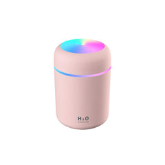 Colorful Mini USB Humidifier pink front view