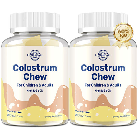 Bovine Colostrum Chews Vanilla Flavor front of package