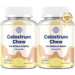 Bovine Colostrum Chews Vanilla Flavor front of package