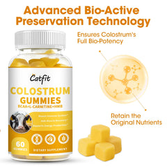 Colostrum gummies ingredients label