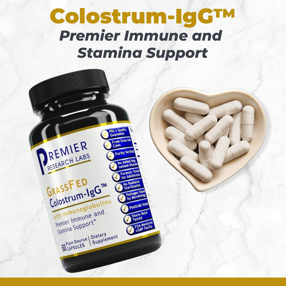 Bovine colostrum supplement for immune support