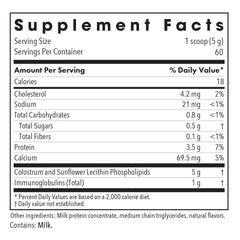 Bovine colostrum powder sourced from USA Grade-A dairy