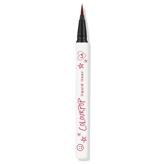 ColourPop BFF Liquid Liner precision tip close-up showing smooth glide and high pigment.