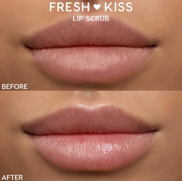 Jar of ColourPop Fresh Kiss exfoliating lip scrub in close-up.