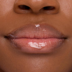Lips treated with ColourPop Fresh Kiss lip mask enriched with shea butter.