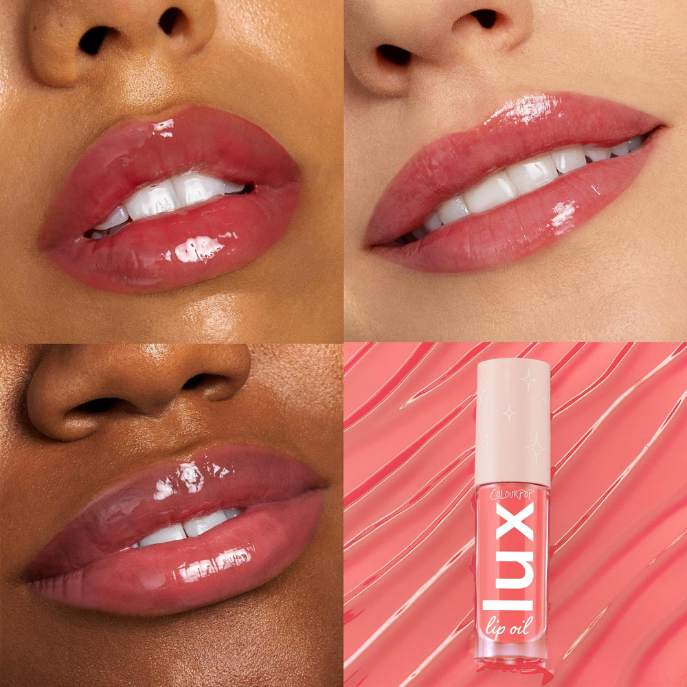 ColourPop Lux Lip Oil tube-swirl adds sheer color without heaviness.