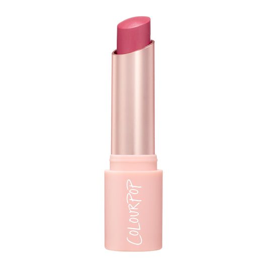 ColourPop PowerPout Matte Lipstick cap close-up shows long-lasting color