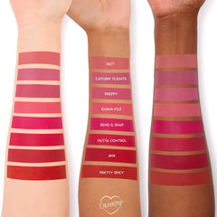 ColourPop PowerPout Matte Lipstick vegan image signals cruelty-free lip color