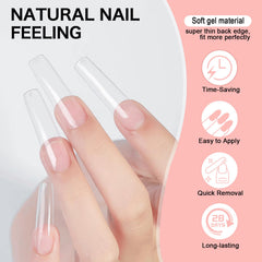 Coloursmile soft gel nail tips are flexible and comfortable for long wear.