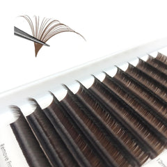 CoMango Easy Fan Lashes 8mm for natural daily volume.