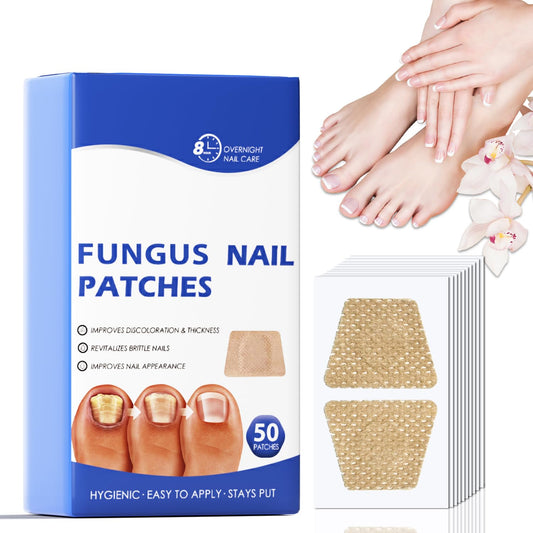 Comfort Toenail Fungus Patch on nail showing overnight repair action.