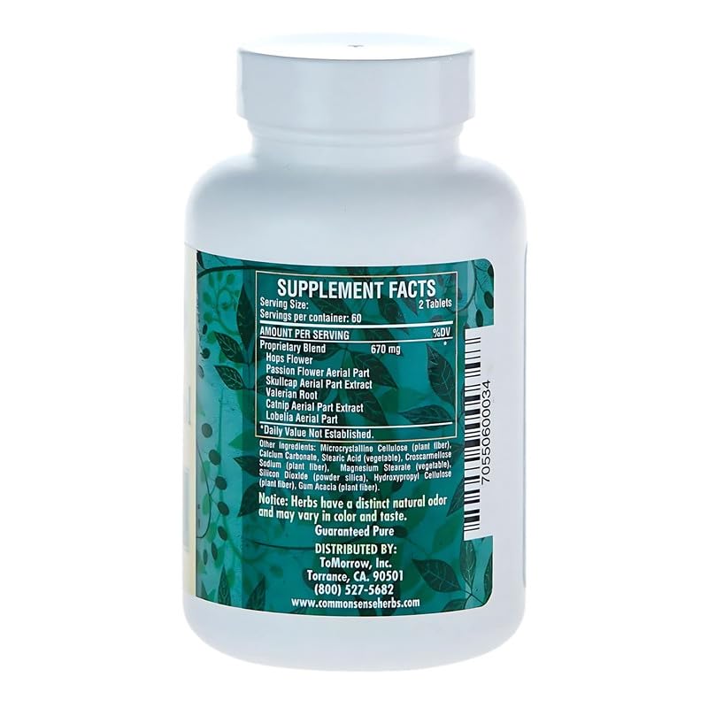Herbal ingredients used in Nerve Control supplement