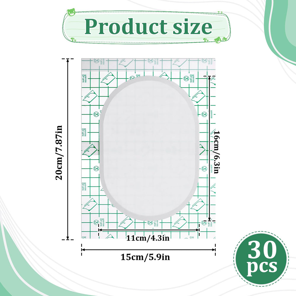 Disposable self adhesive castor oil patches with organic cotton core