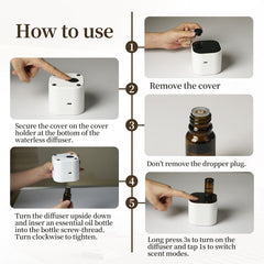Compact mini aromatherapy diffuser dimensions