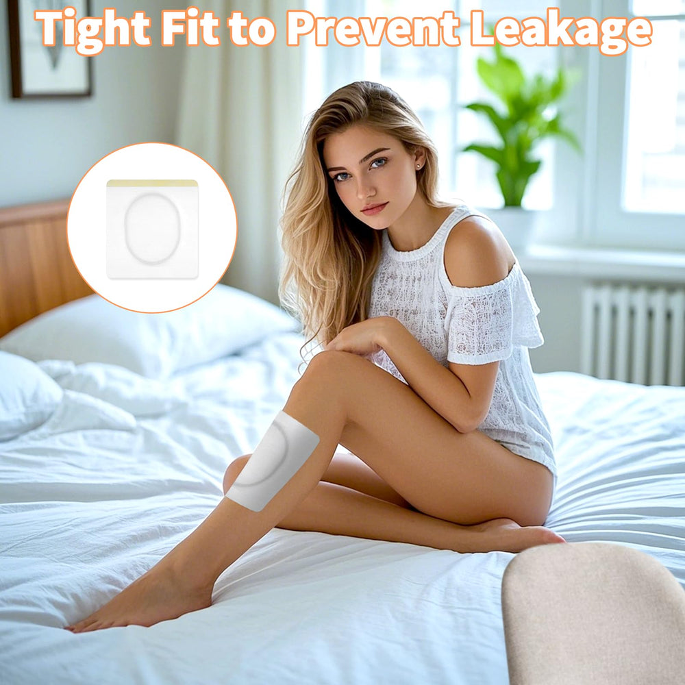 Travel-friendly, compact castor oil patches