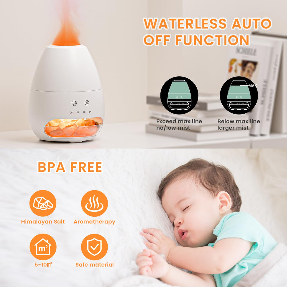 Compact USB-powered essential oil diffuser for desk or nightstand