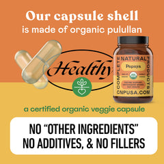 Digestive health benefits with papaya enzyme capsules