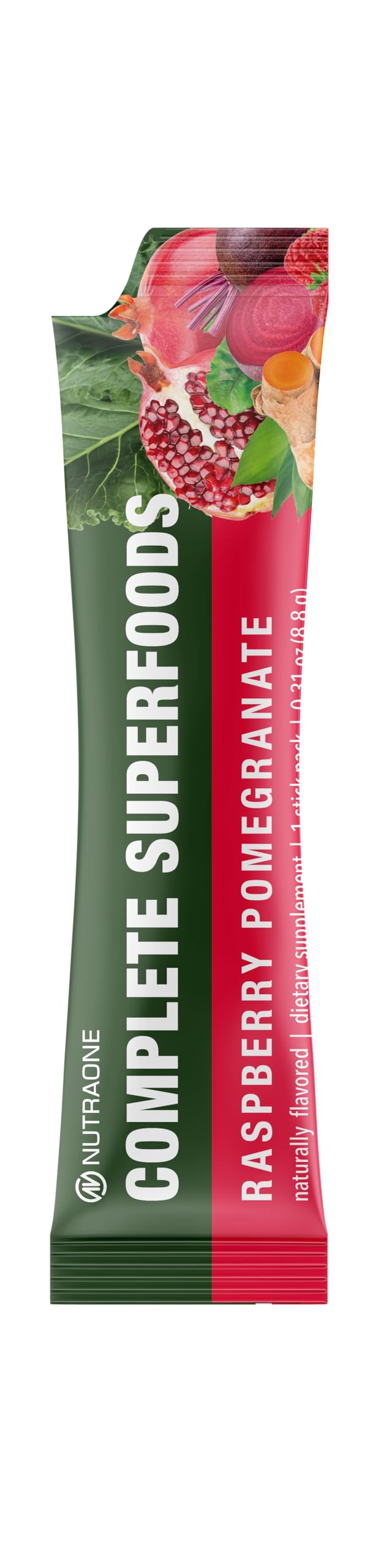 Greens and Reds blend ingredients including kale broccoli and berries