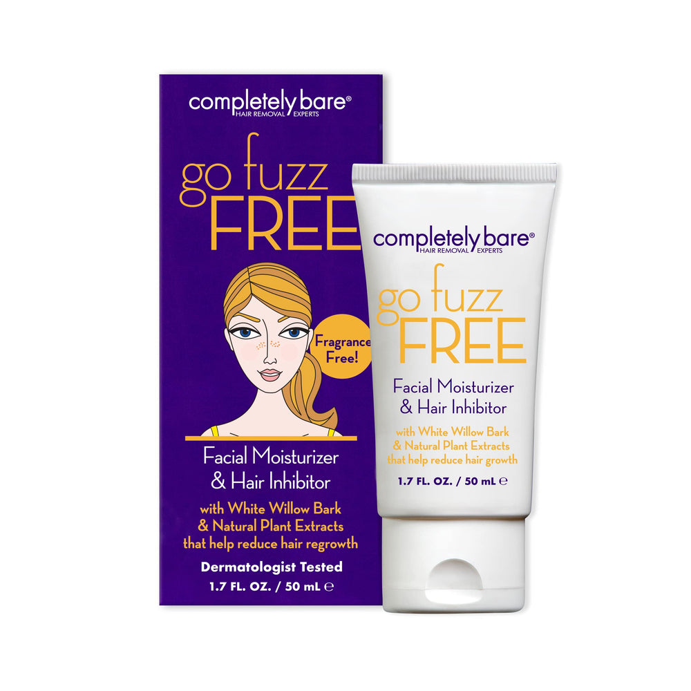 Completely Bare go fuzz FREE bottle with pump for convenient daily use.