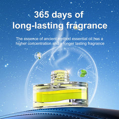 Concentrated essential oil formula for longer scent diffusion