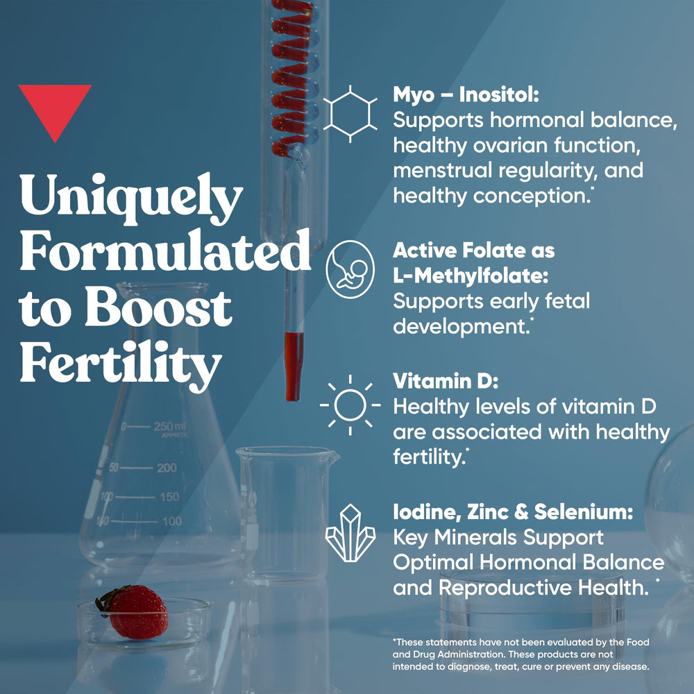 Bottle of Conception for Her Fertility Gummies