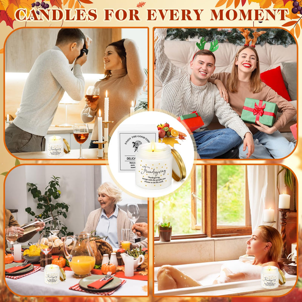 Seasonal fall ambiance with cozy, rustic candle jars