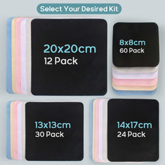Value pack packaging of 60 cloths for glasses and on-the-go cleaning