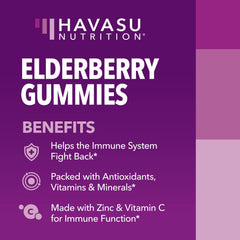 Convenient wellness elderberry gummies for daily use