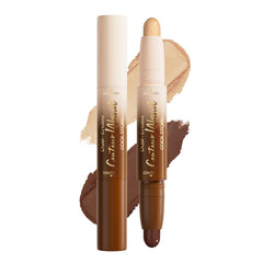 COOL STORY dual-ended wand highlighting end creates natural glow on cheekbones