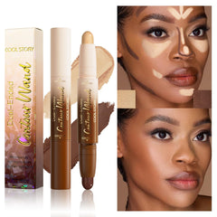 COOL STORY contour end defines jawline with precise, sculpted shade