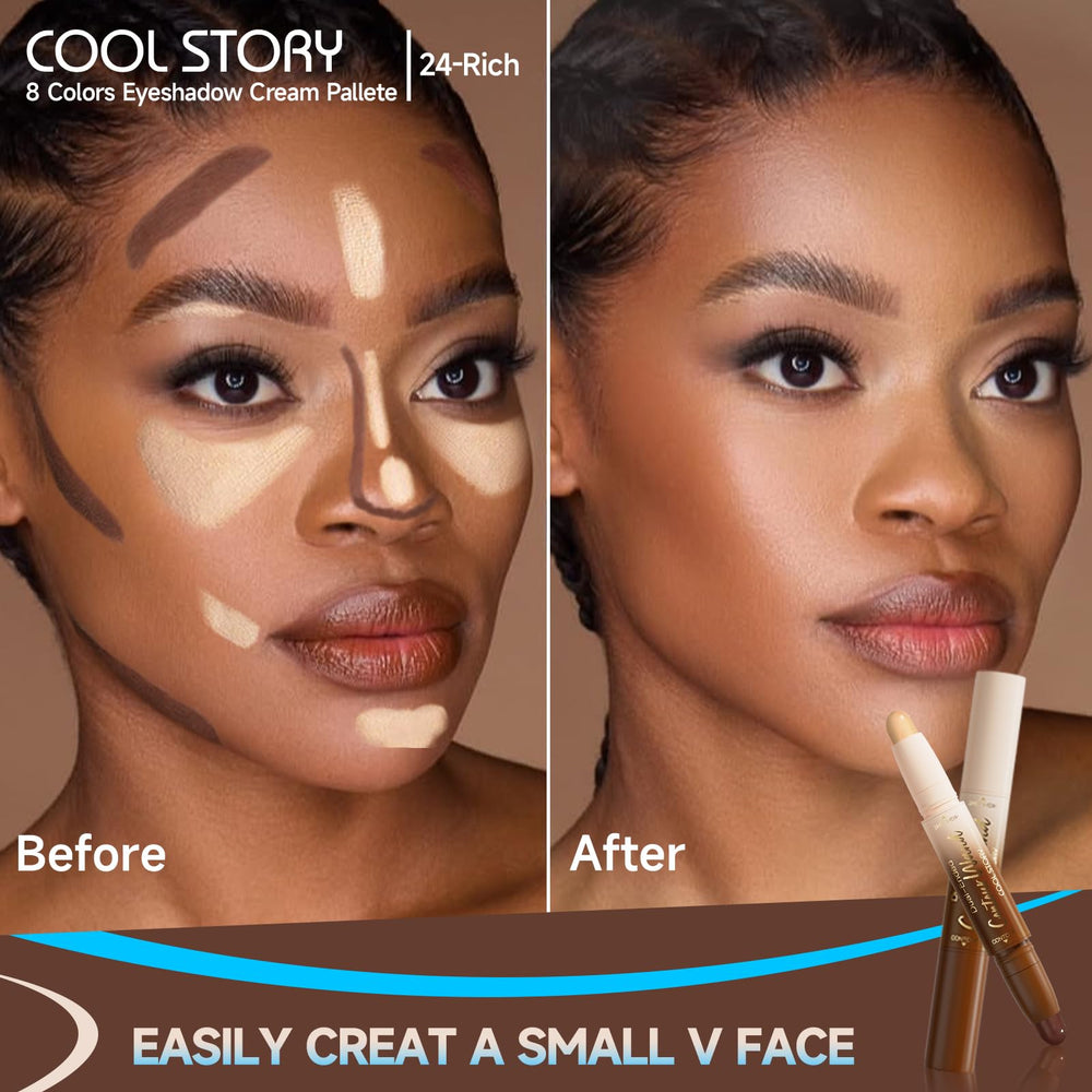 COOL STORY creamy texture blends seamlessly for a skin-like finish