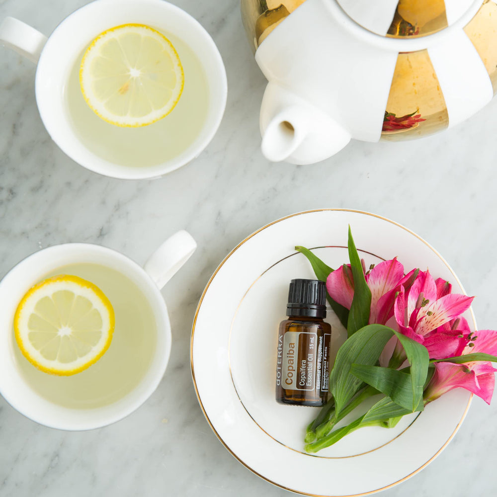 Concept image representing antioxidant and immune support benefits of copaiba