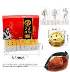 Copper burner box for moxibustion