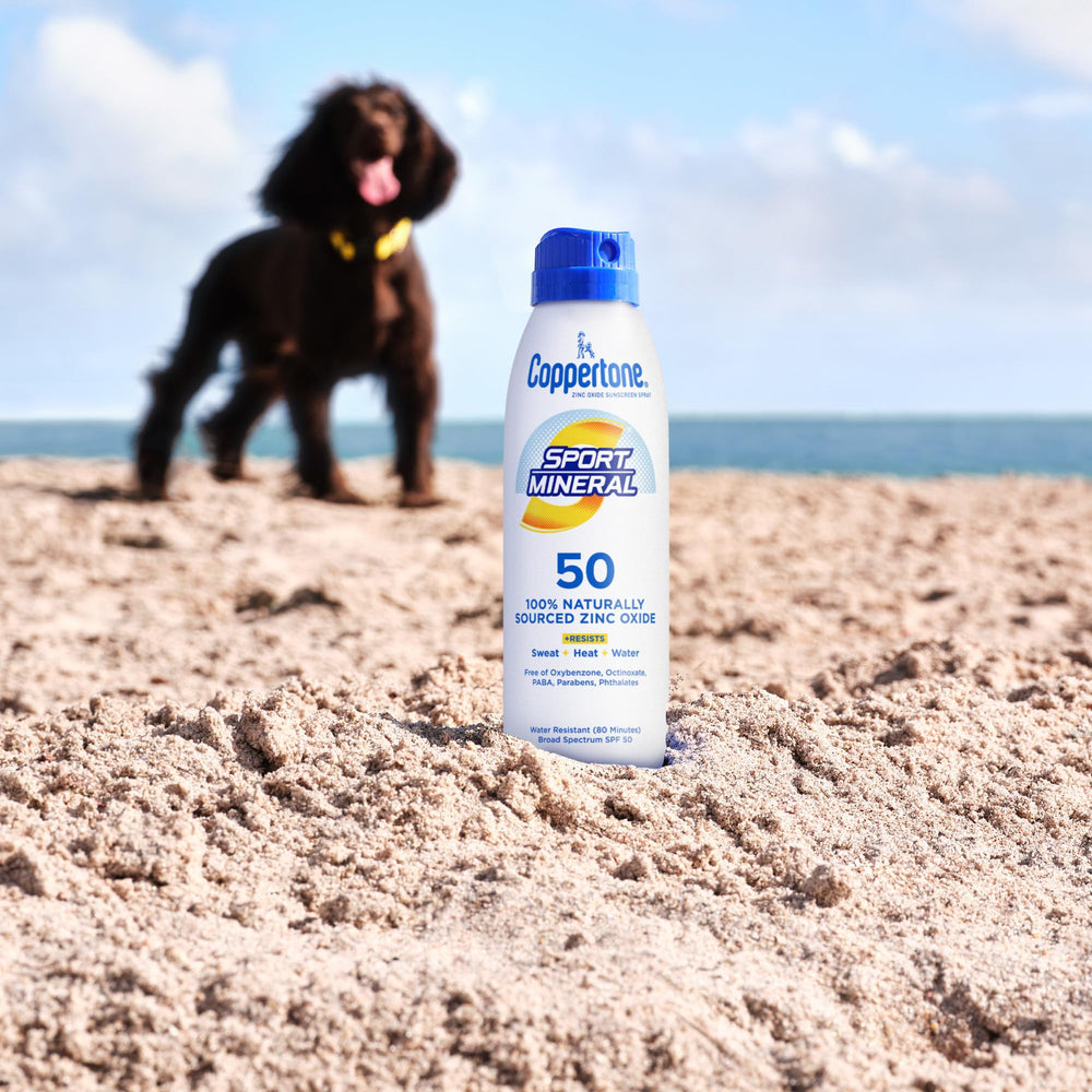 Free from oxybenzone for skin-friendly sun protection with Coppertone.