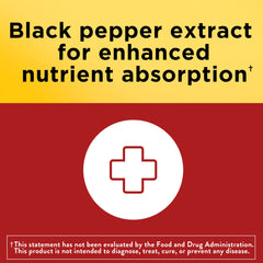 Illustration of black pepper extract improving CoQ10 absorption