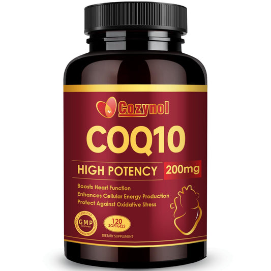 CoQ10 200mg softgels with PQQ and omega-3 – 120 count