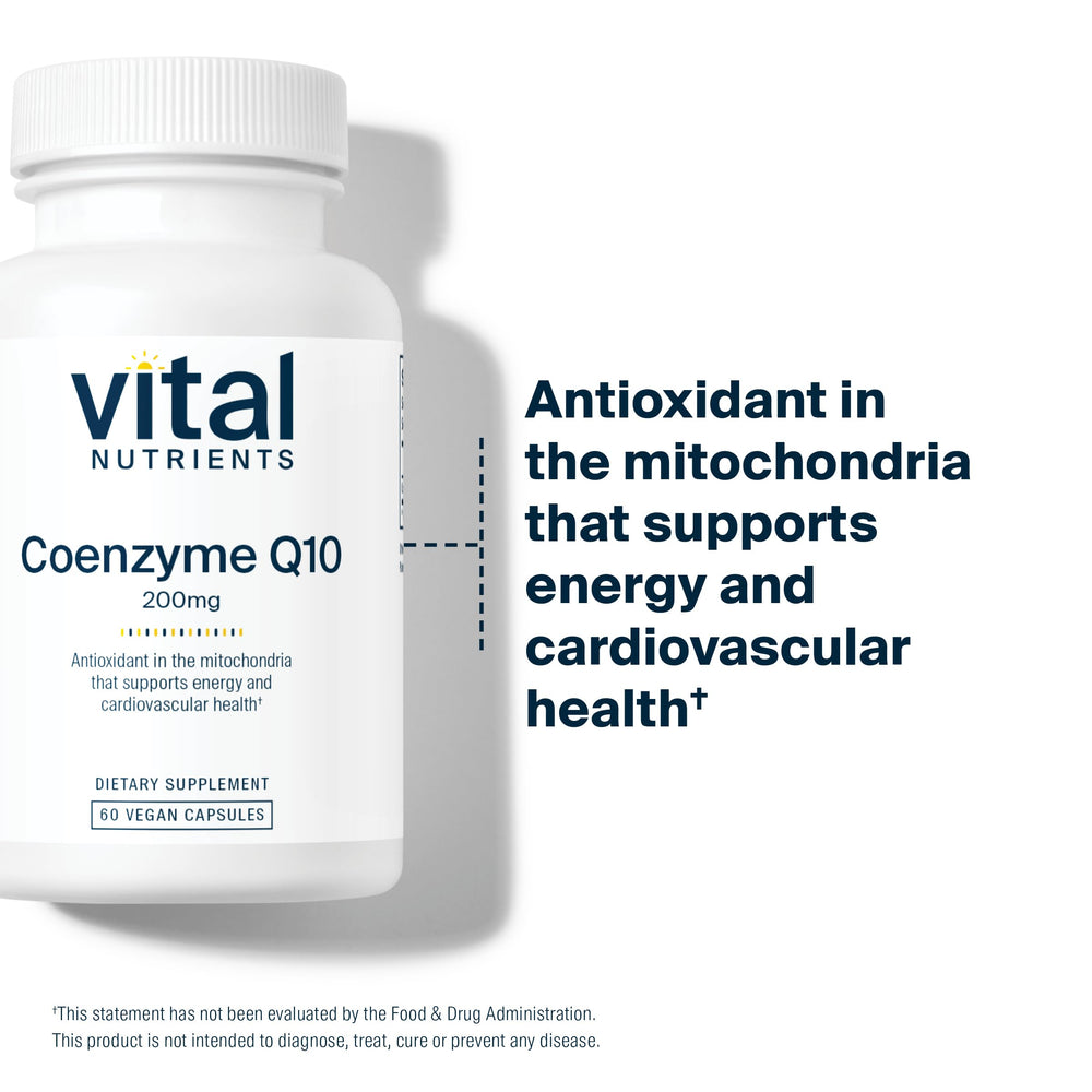 Quality assurance testing of Vital Nutrients CoQ10 in facility