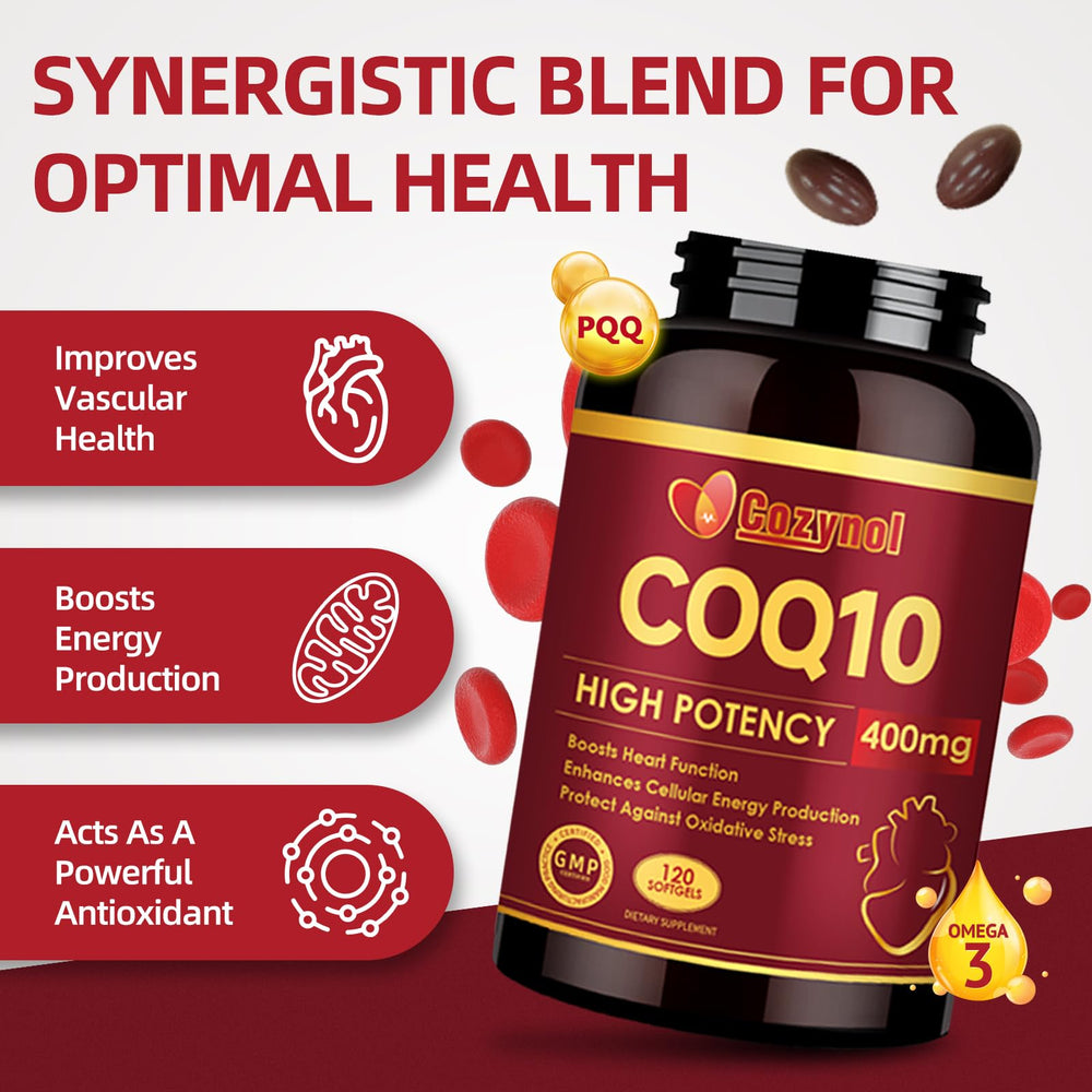 Oil-based CoQ10 in fish oil for enhanced bioavailability
