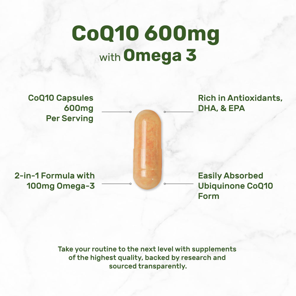 Dosage guidance showing 3 capsules per serving