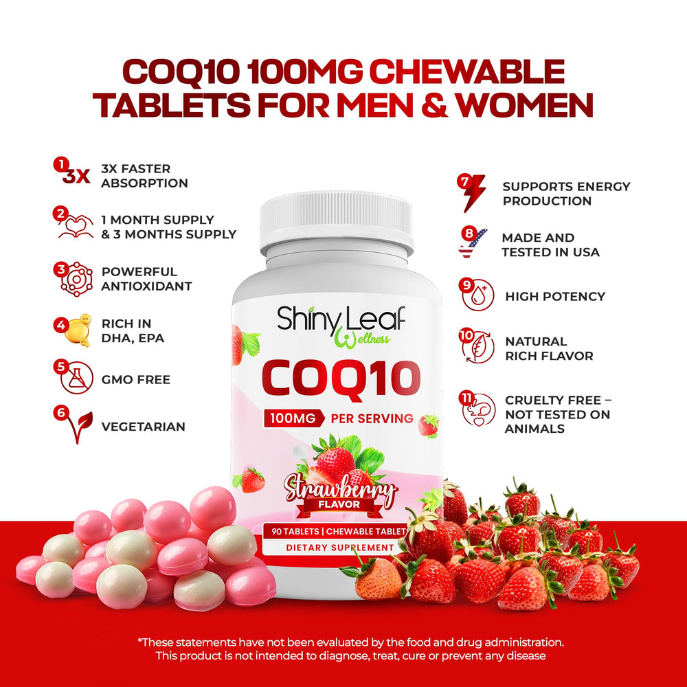 Graphic illustrating antioxidant benefits of CoQ10