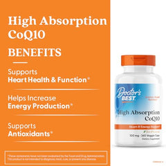 Naturally fermented CoQ10 formula label