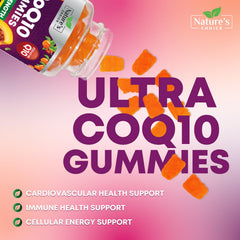 Non-GMO CoQ10 gummies product banner