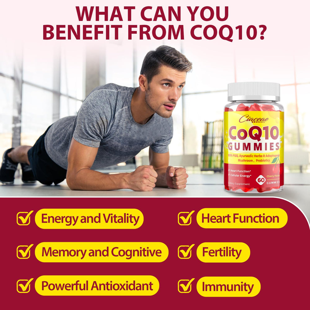 Probiotic blend in CoQ10 Gummies — 30 Billion CFU